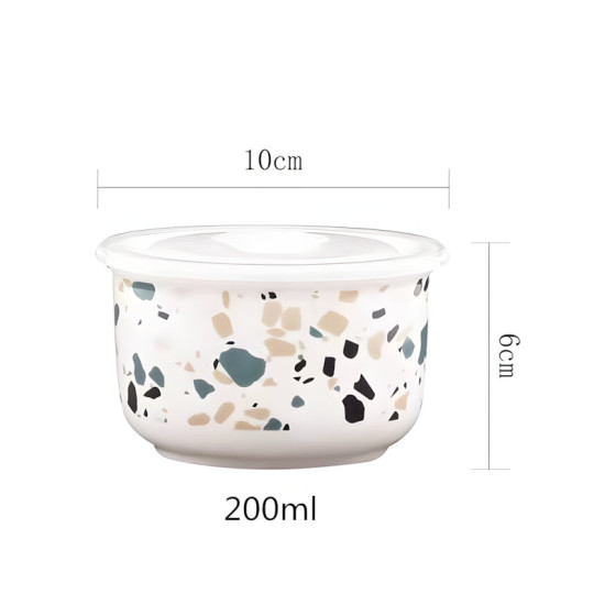 Metal Tupperware Set - 3 Pcs	